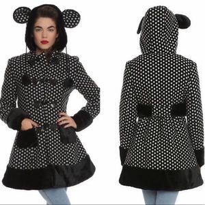 Hell Bunny Polka Dot Coat